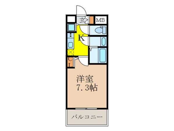 S-RESIDENCE新大阪駅前の物件間取画像